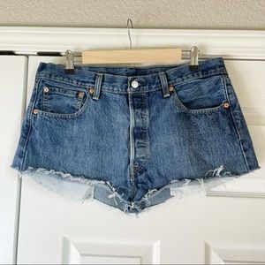 Levi’s 501 Denim Shorts Cut Offs